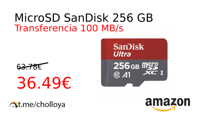 MicroSD SanDisk 256 GB