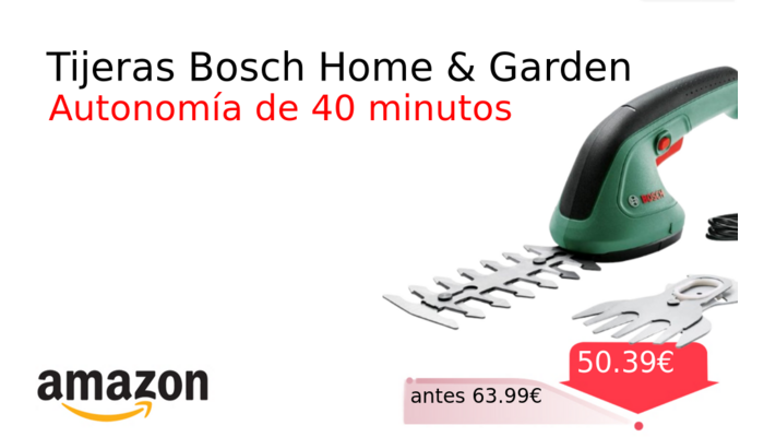 Tijeras Bosch Home & Garden