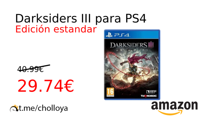Darksiders III para PS4