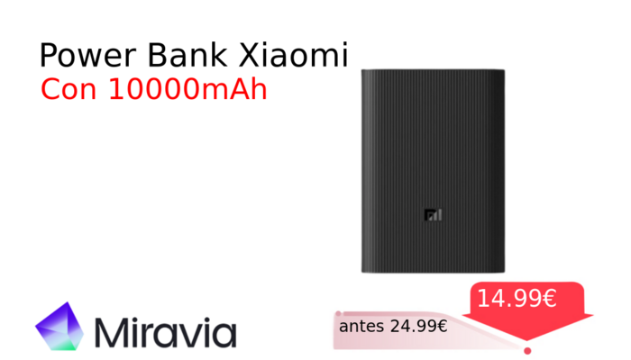 Power Bank Xiaomi