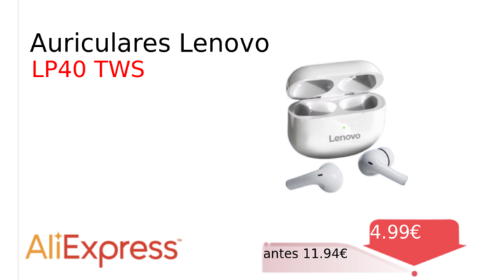 Auriculares Lenovo