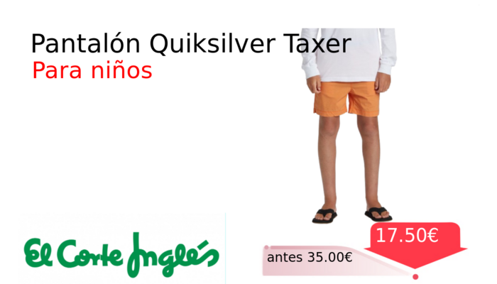 Pantalón Quiksilver Taxer