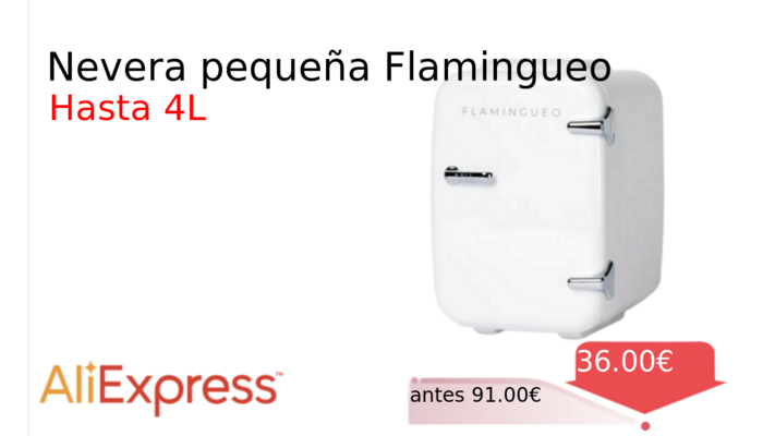 Nevera pequeña Flamingueo