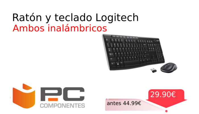 Ratón y teclado Logitech