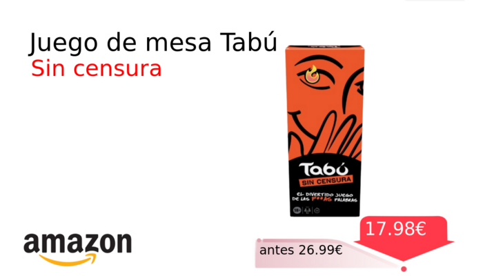 Juego de mesa Tabú