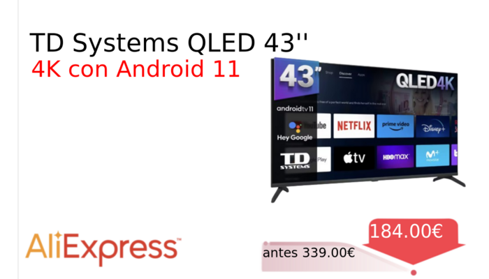 TD Systems QLED 43''