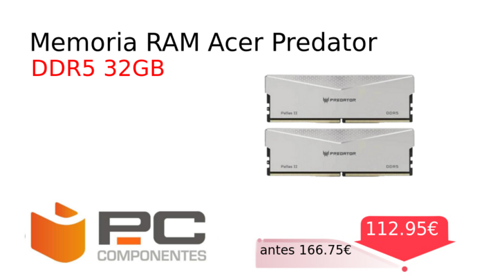 Memoria RAM Acer Predator