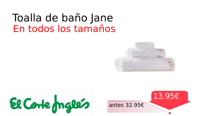 Toalla de baño Jane