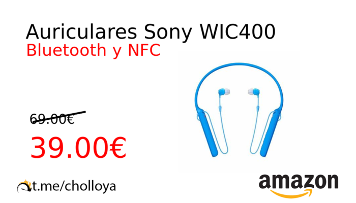 Auriculares Sony WIC400