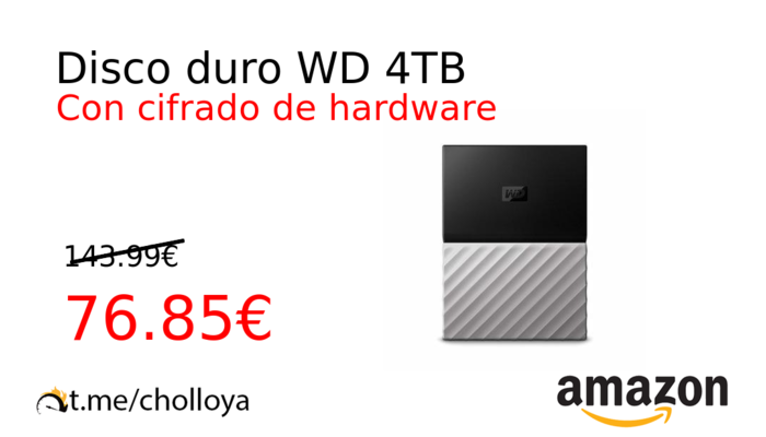 Disco duro WD 4TB