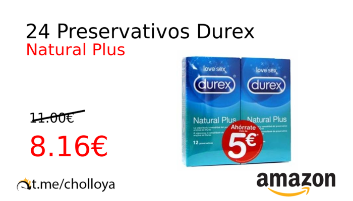 24 Preservativos Durex