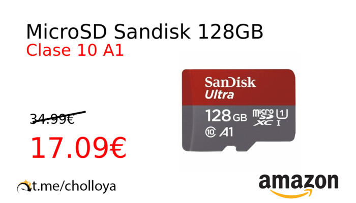 MicroSD Sandisk 128GB