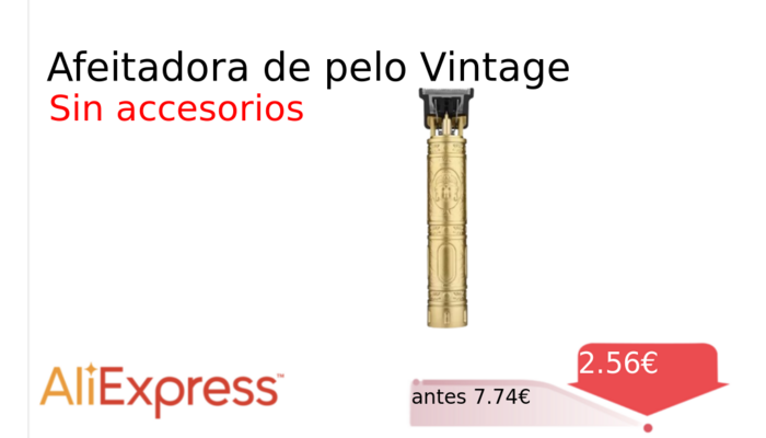 Afeitadora de pelo Vintage