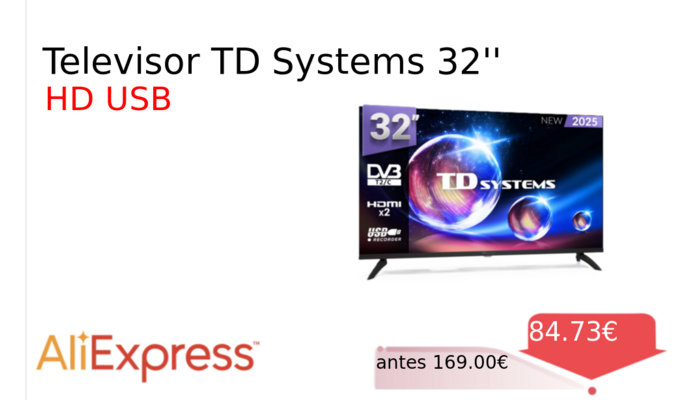 Televisor TD Systems 32''