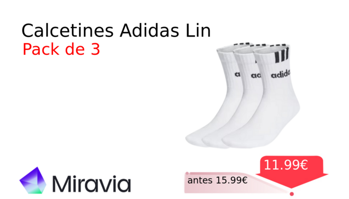 Calcetines Adidas Lin
