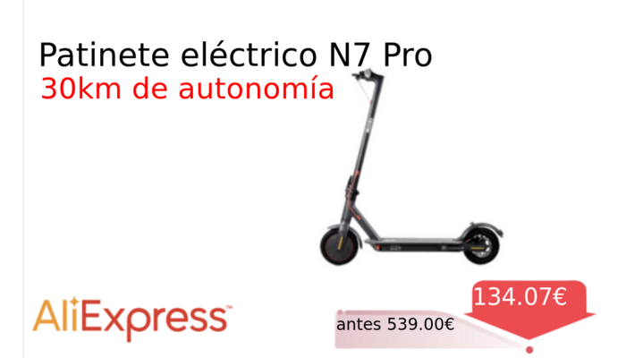Patinete eléctrico N7 Pro