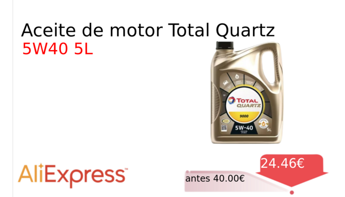 Aceite de motor Total Quartz
