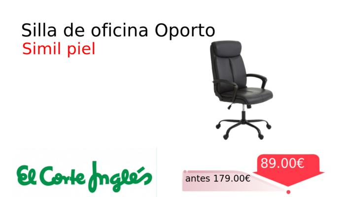 Silla de oficina Oporto