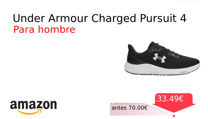 Under Armour Charged Pursuit 4