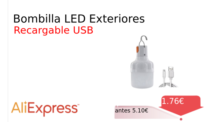 Bombilla LED Exteriores