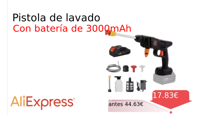 Pistola de lavado