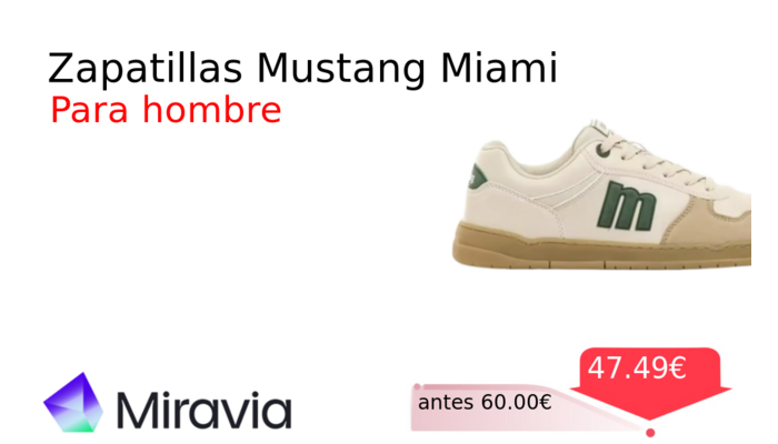 Zapatillas Mustang Miami