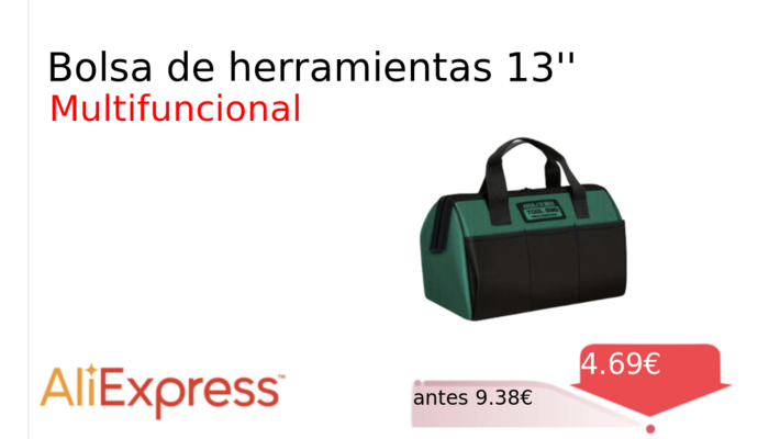 Bolsa de herramientas 13''