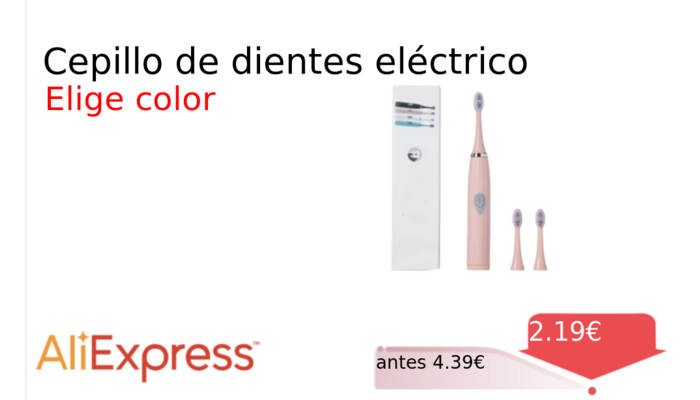 Cepillo de dientes eléctrico