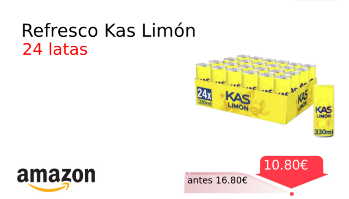 Refresco Kas Limón