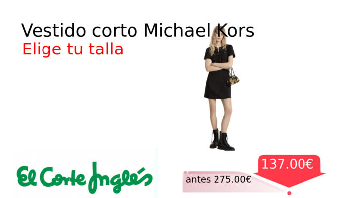 Vestido corto Michael Kors
