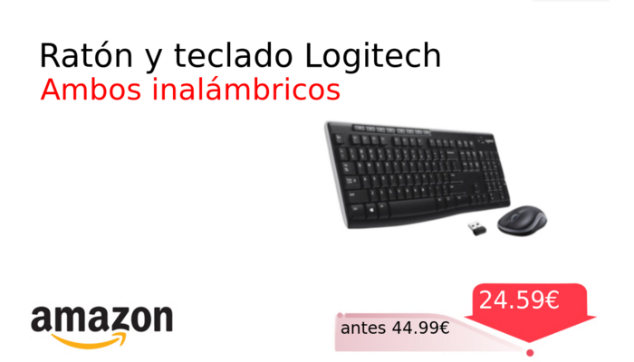 Ratón y teclado Logitech