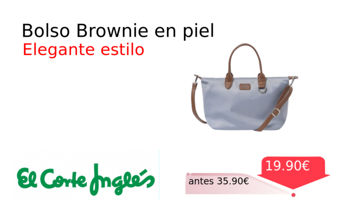 Bolso Brownie en piel
