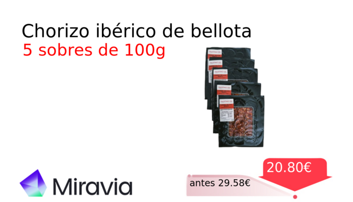 Chorizo ibérico de bellota