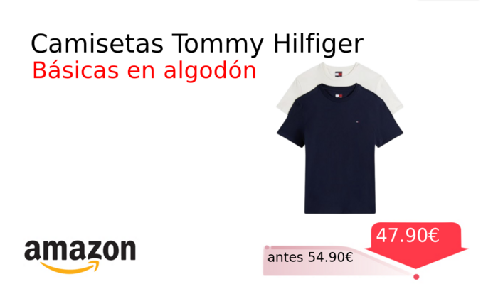 Camisetas Tommy Hilfiger