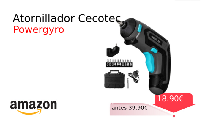 Atornillador Cecotec