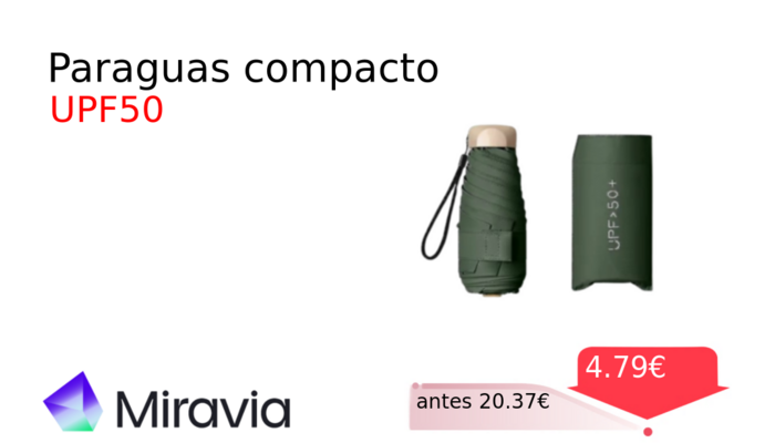 Paraguas compacto