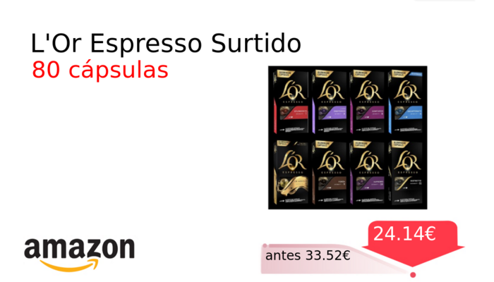 L'Or Espresso Surtido