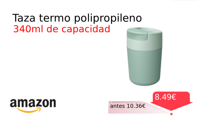 Taza termo polipropileno