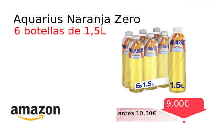 Aquarius Naranja Zero