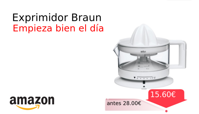 Exprimidor Braun