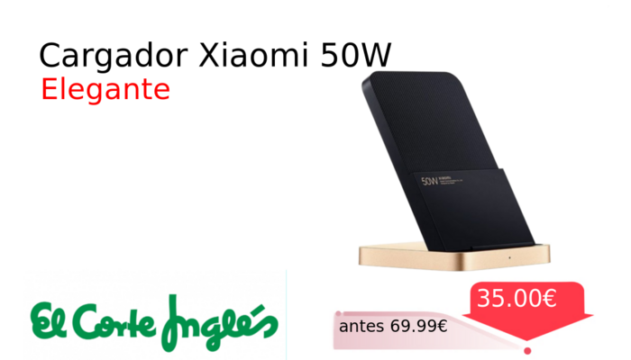 Cargador Xiaomi 50W 