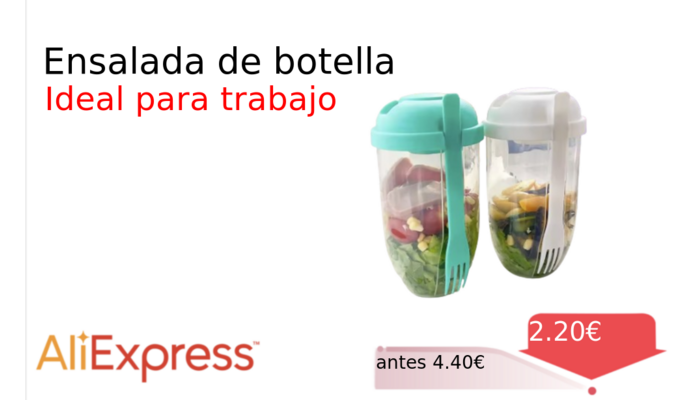 Ensalada de botella