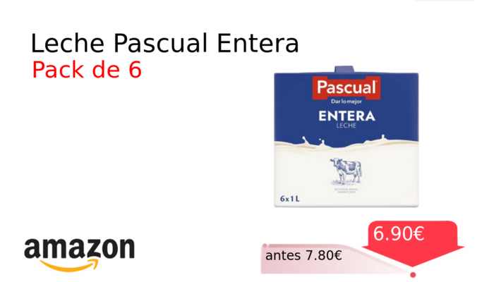 Leche Pascual Entera