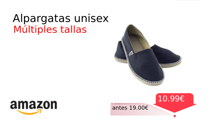 Alpargatas unisex
