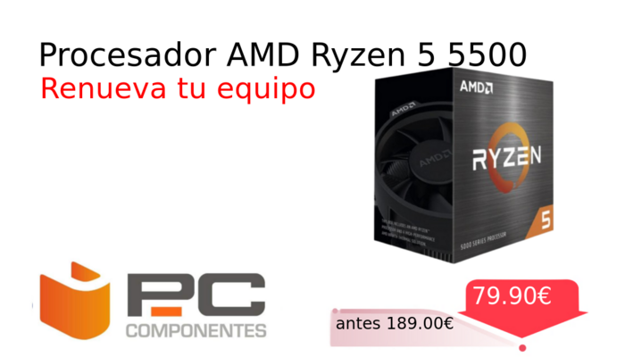 Procesador AMD Ryzen 5 5500