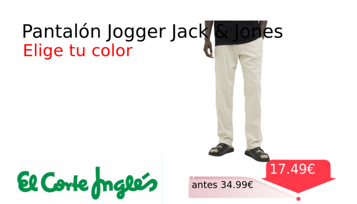 Pantalón Jogger Jack & Jones