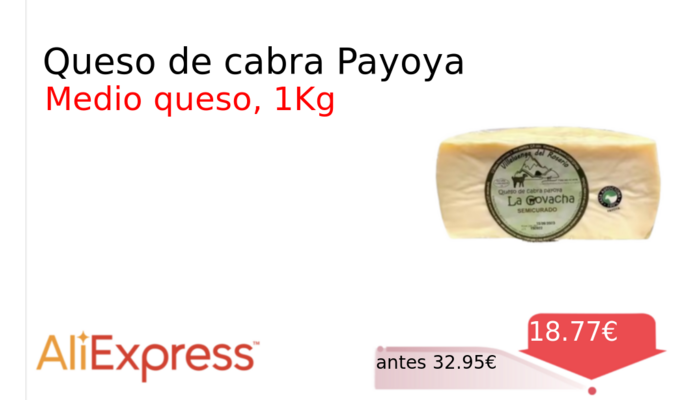 Queso de cabra Payoya
