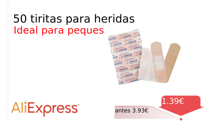 50 tiritas para heridas