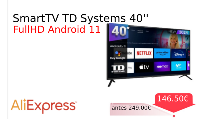 SmartTV TD Systems 40''