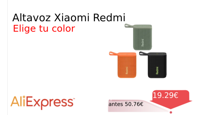 Altavoz Xiaomi Redmi